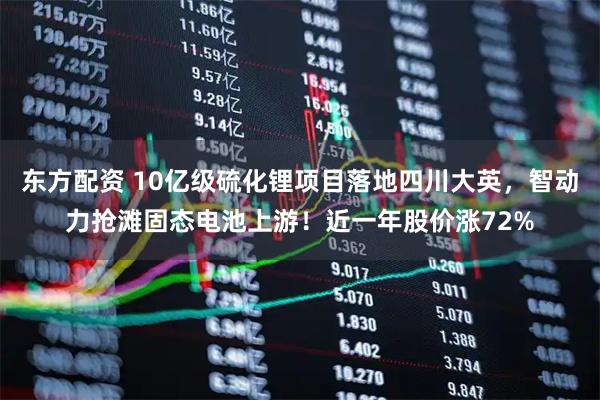 东方配资 10亿级硫化锂项目落地四川大英，智动力抢滩固态电池上游！近一年股价涨72%